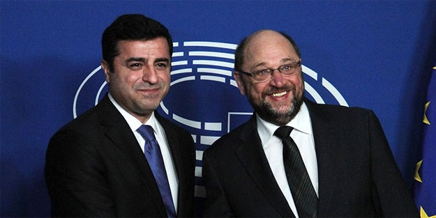 Demirtaş Brüksel'de şikayet etmeye devam ediyor
