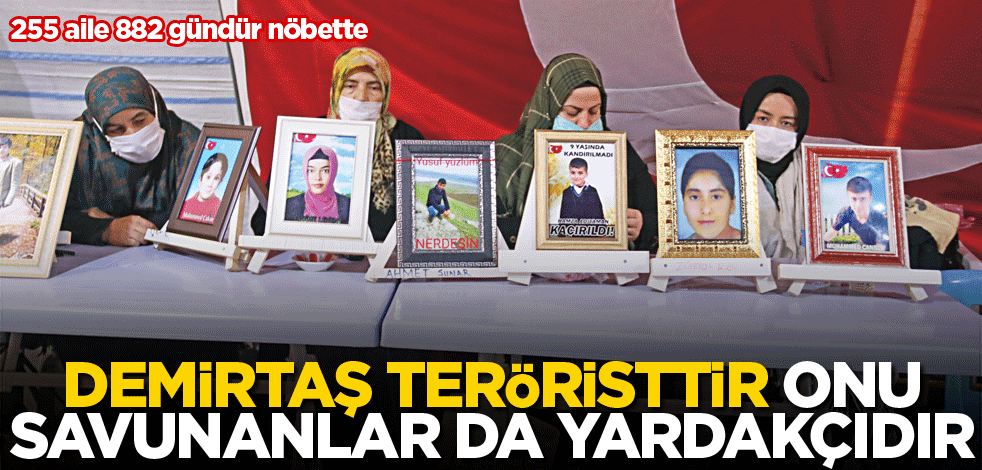 Demirtaş teröristtir, onu savunanlar da yardakçıdır