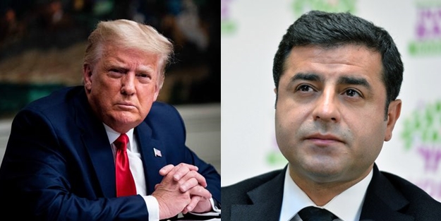 Demirtaş’a özgürlük isteyenler, Trump’a ölüm diyorlar!