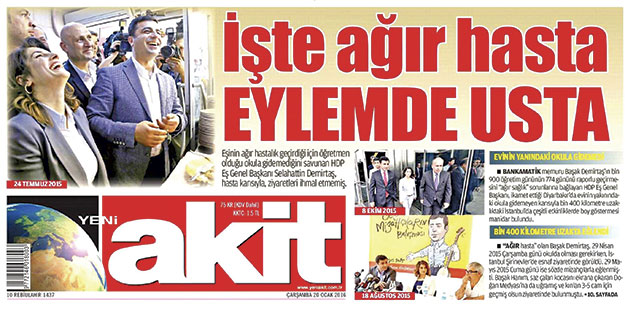 Demirtaş’ın doktorlarına uyduruk rapor cezası