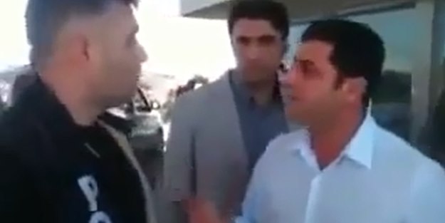 Demirtaş'la polis işte böyle tartıştı!