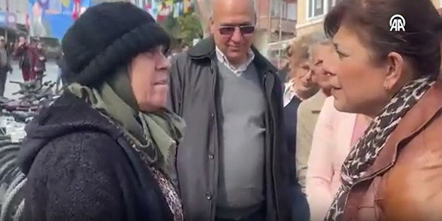 DEM'li Meral vatandaşın sözleriyle renkten renge girdi: Sosyal medyada gündem olan anlar!