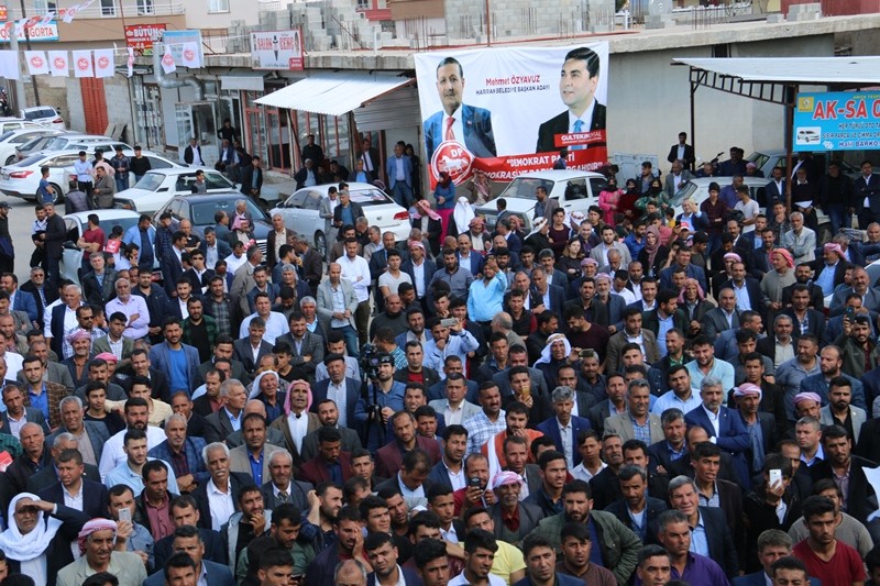 Demokrat Parti Genel Başkanı Gültekin Uysal Harran’da halka seslendi 
