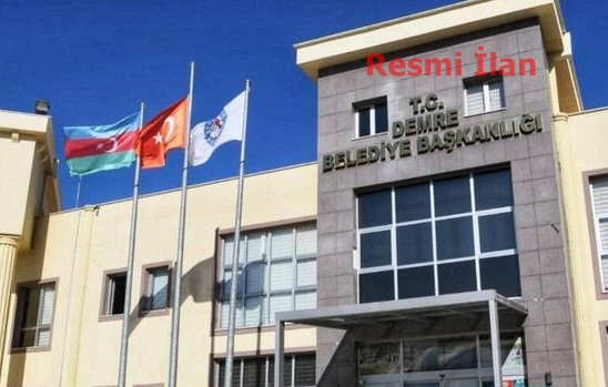 DEMRE BELEDİYE BAŞKANLIĞINDAN DUYURU