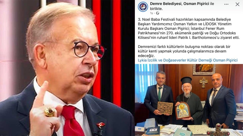 Demre Noel Baba Festivali'nde "Ekümenik" rezaleti! CHP’li belediyenin paylaşımı gaflet değilse ihanet