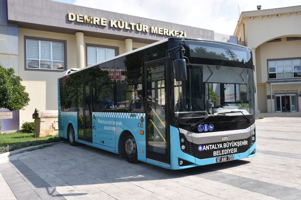 Demre’ye saat başı otobüs seferi başladı 