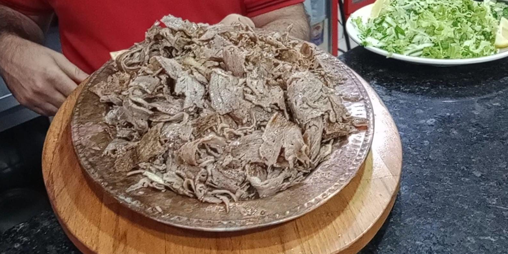 Denemek isteyen buyursun! Bu döneri daha yiyebilen yok