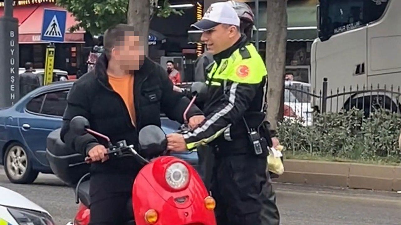 Denetimden kaçamadı! Yediği ceza motosikletinden daha pahalı