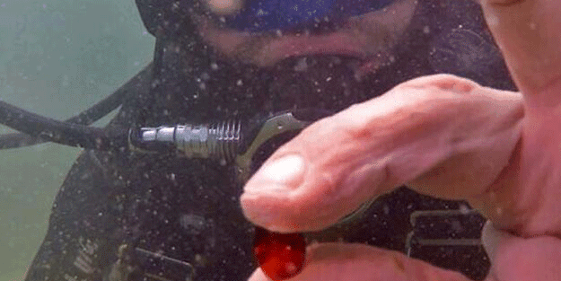 Deniz altında keşfettiler! Altın yüzüğün gizemi