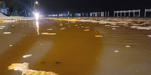 Deniz kara ile birleşti