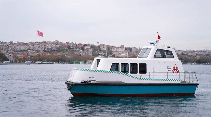 Deniz taksiler sefere başladı
