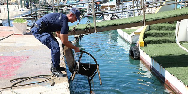 Deniz temizleme çalışmasında çıkanlar şoke etti!