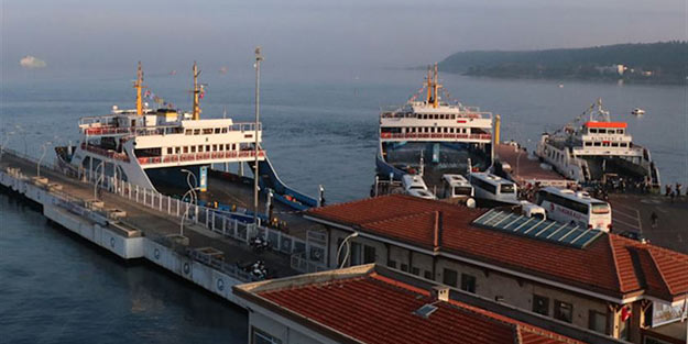 Deniz ulaşımına fırtına engeli