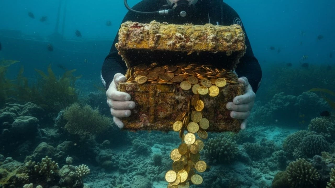 Denizde Tonlarca Altın Buldular!