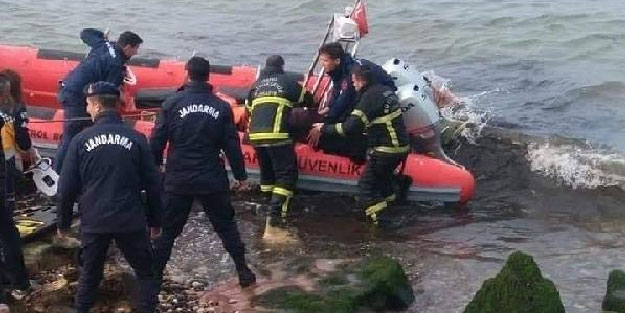 Denize atlayan kadını, güvenlik görevlisi ve astsubay kurtardı