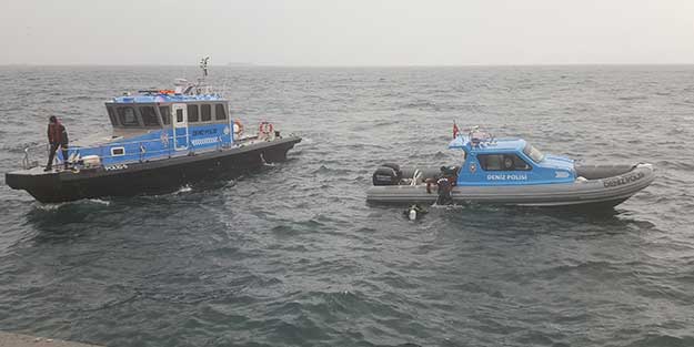 Denize düşen İranlı kurtarıldı