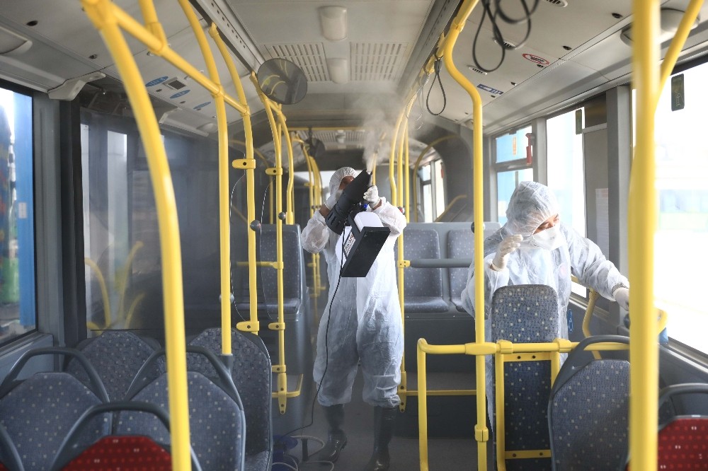Denizli Büyükşehir Belediyesi ’korona’ önlemlerini artırdı 