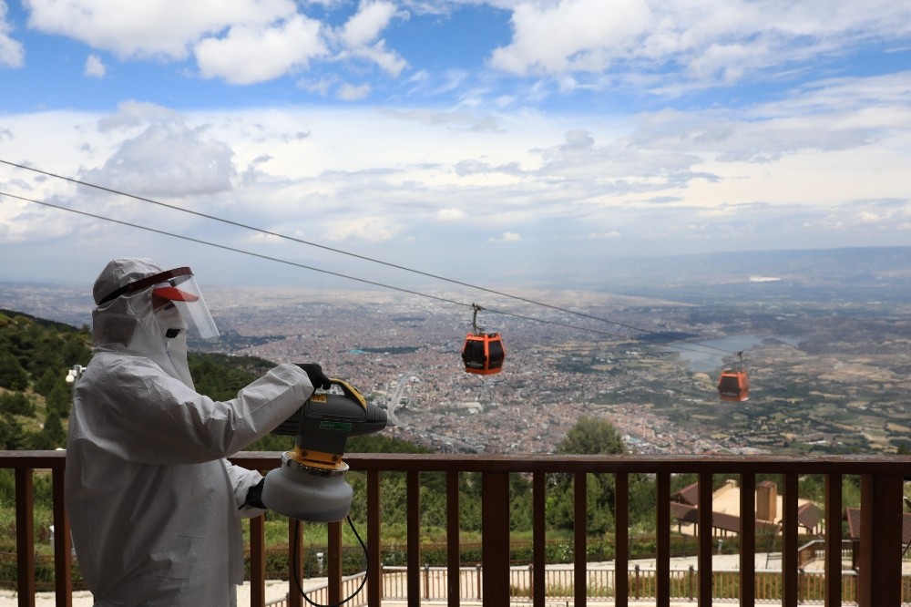 Denizli Teleferik ve Bağbaşı Yaylası ziyarete açıldı 