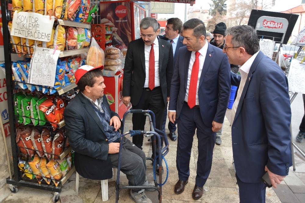 Denizli Ticaret Odası Başkanı Erdoğan esnafı tek tek ziyaret etti 