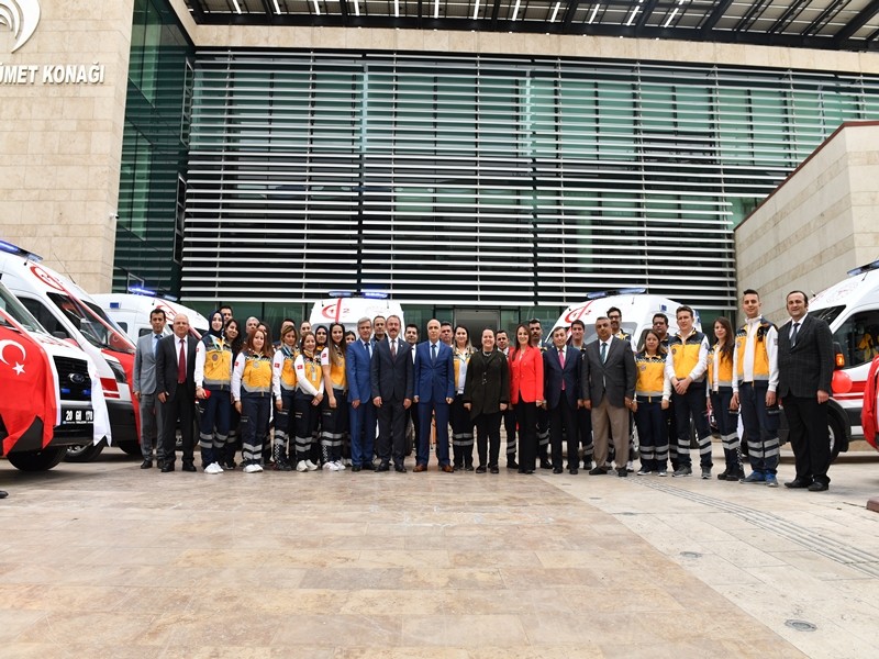 Denizli’de 112 Acil serviste ambulans sayısı 112’ye yükseldi 