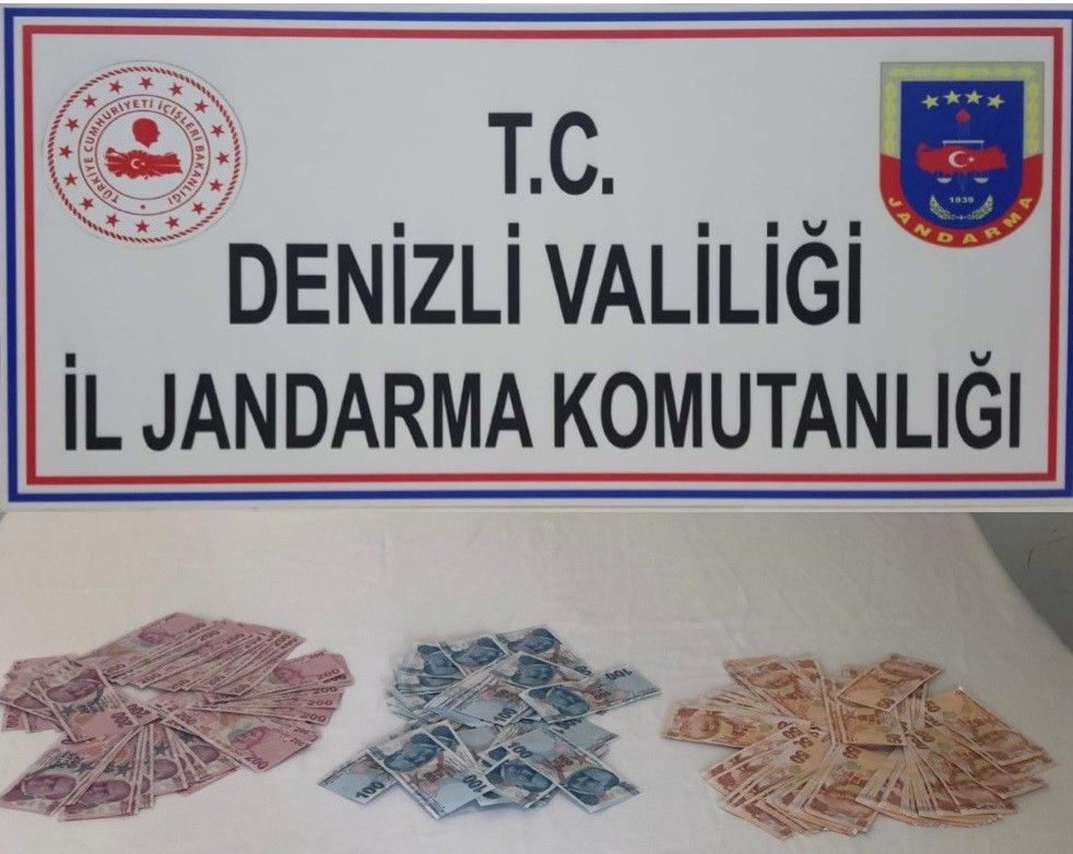 Denizli’de 29 bin 750 lira değerinde sahte banknot ele geçirildi 
