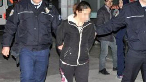 Denizli'de cezaevi firarisi kadın çamaşır sepetinde yakalandı