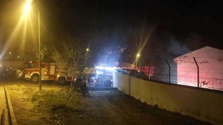 Denizli'de cezaevinde yangın çıktı