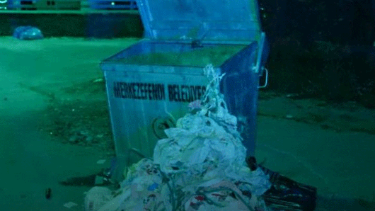 Denizli'de çöpten ölü bebek çıktı!