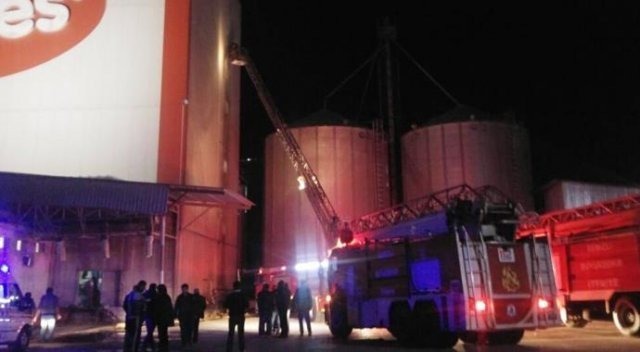 Denizli'de fabrika yangını