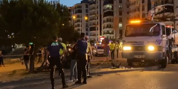 Denizli'de feci kaza