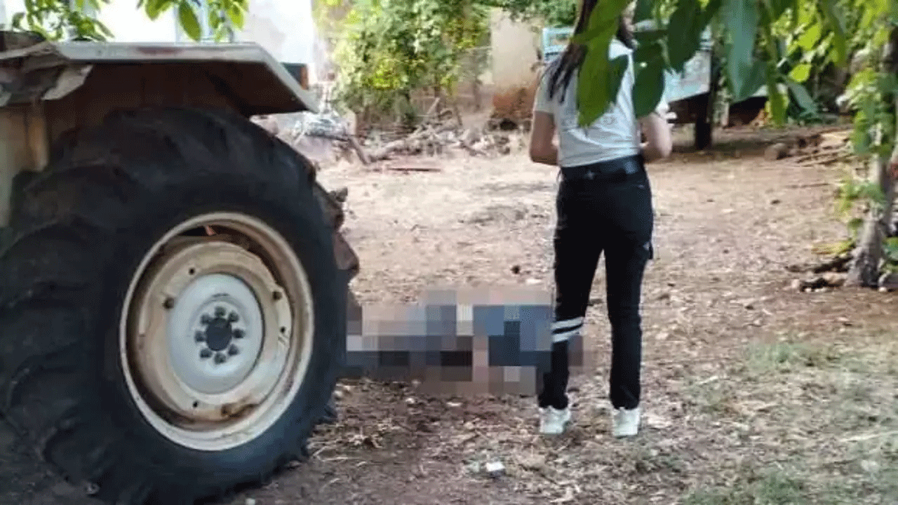 Denizli'de feci kaza: Traktörün altında can verdi!