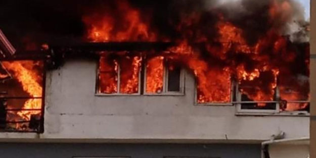 Denizli'de feci yangın