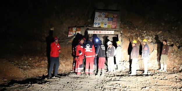 Denizli'de maden ocağında göçük