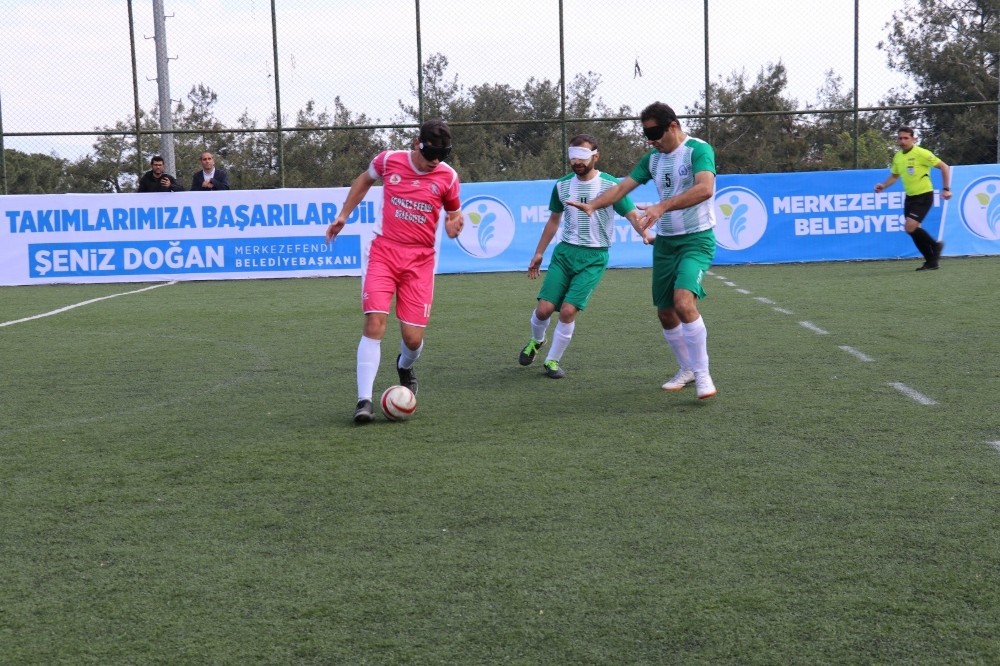 Denizli’de Sesi Görenler Futbol 1. Lig karşılaşması 