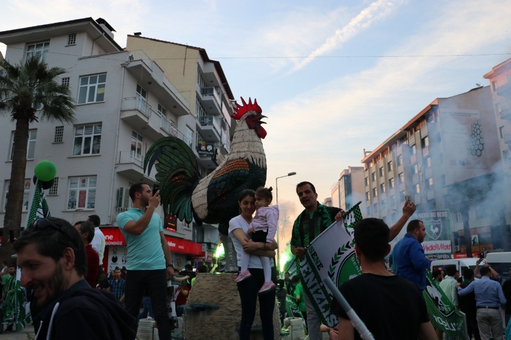 Denizli’de Süper Lig sevinci 