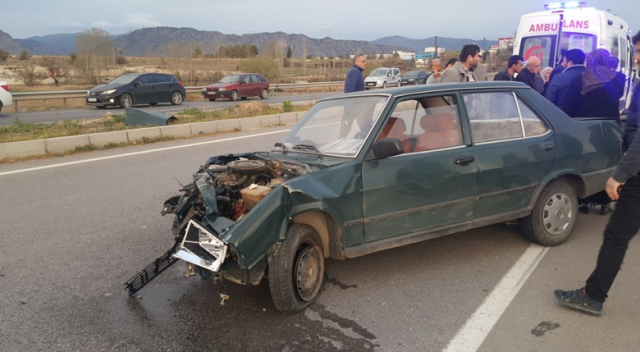 Denizli'de trafik kazası: 1 ölü, 1 yaralı