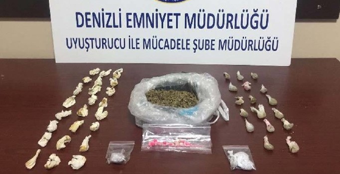 Denizli'de uyuşturucu ticaretine 5 tutuklama