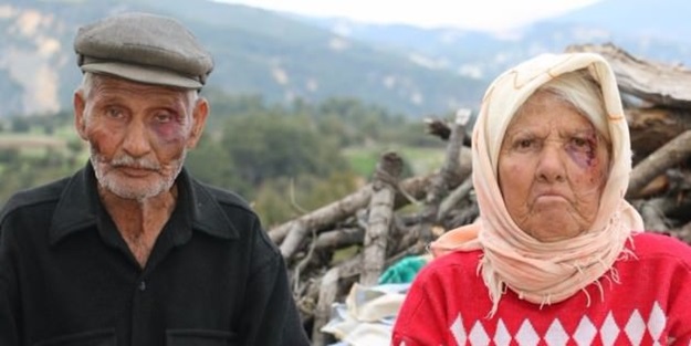 Denizli'de yaşlı çift gasbedildi