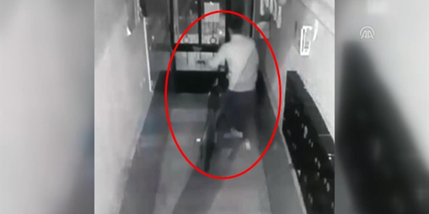 Denizli'deki pişkin bisiklet hırsızı kamerada