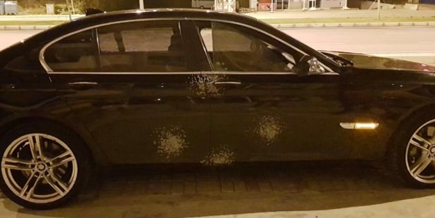 Kulüp asbaşkanının aracına pompalı tüfek saldırısı