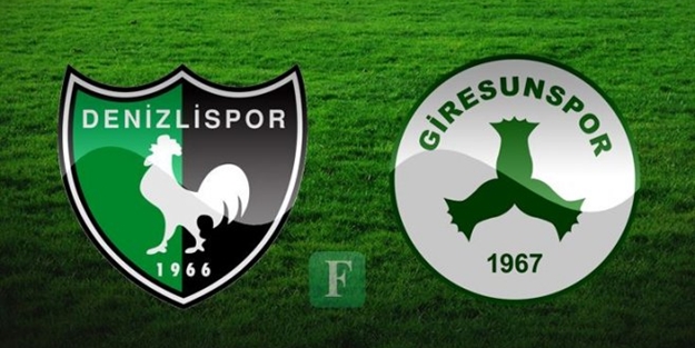 Denizlispor-Giresunspor maçı sonucu