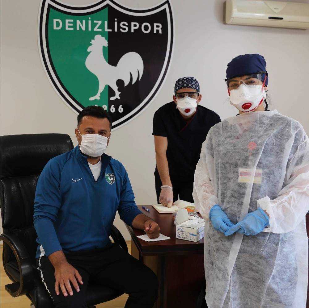 Denizlispor mesaiye, korona virüs testiyle başladı 