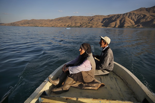 Denizsiz kentin balıkçı çifti