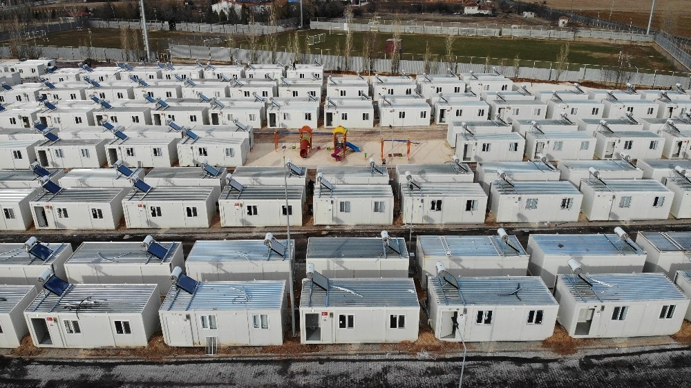 Deprem bölgesi Elazığ’da 3. konteyner kentte son aşamaya gelindi 