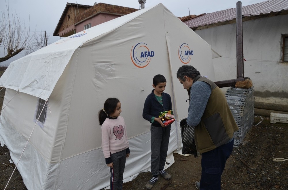 Deprem bölgesi için kuvvetli yağış uyarısı 