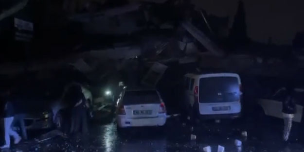 Deprem bölgesinden görüntüler! Kahramanmaraş'ta büyük yıkım var