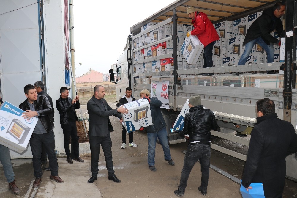 Deprem bölgesine 400 ısıtıcı yardımı 