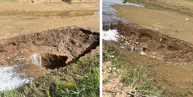 Deprem olmadan yer yerinden oynadı! Görenler şaşkına döndü