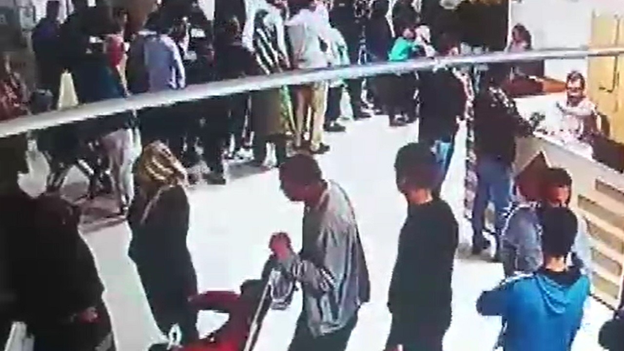 Deprem paniği böyle görüntülendi