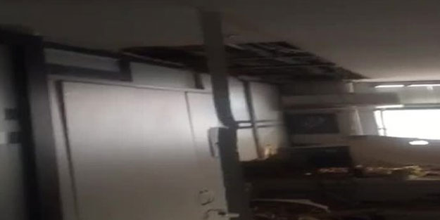 Deprem sonrası İzmir Büyükşehir Belediye binasının harap olmuş görüntüsü ortaya çıktı